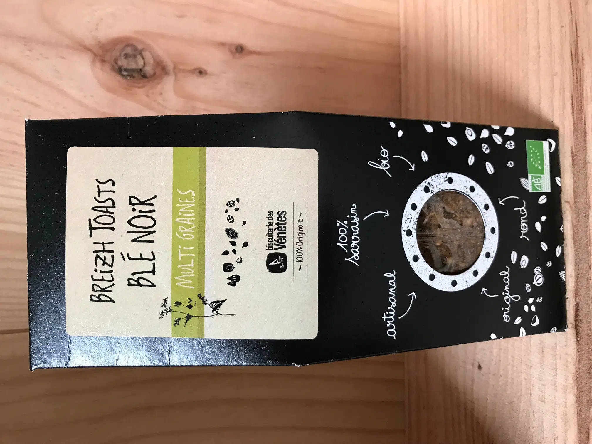 Toast de blé noir-Biscuiterie des vénètes